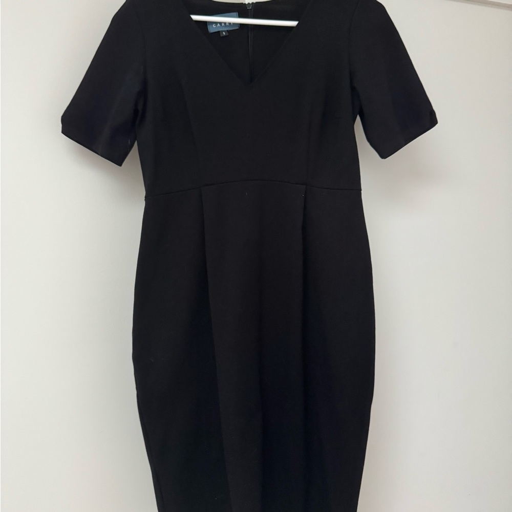 Maternity: Black Short Sleeve Dress